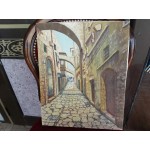 Средна картина масло на платно Испания - 3809
